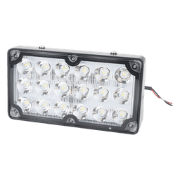 Luz de Escena LED / 6X3" / 12 VCC / 1.3 A Máx / Mica Clara / Montaje Permanente