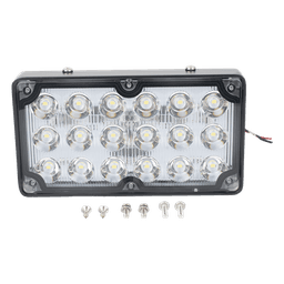 Luz de Escena LED / 6X3" / 12 VCC / 1.3 A Máx / Mica Clara / Montaje Permanente
