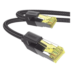 Cable Ethernet / Cat7 / F/FTP / 10 Gbps / 600 MHz / 1 m (3.28 ft) / Malla Nylon