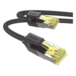 Cable Ethernet Cat7 / Blindaje F/FTP / 3 Metros (9.84 Pies) / 10 Gbps / 600 MHz / Conectores Oro