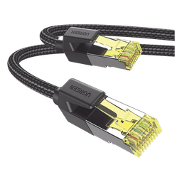 Cable Ethernet Cat7 / Blindaje F/FTP / 10 Gbps / 600 MHz / 5 m (16.40 ft) / Malla Nylon