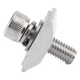 Conector N con tornillo para fijación en riel 5 y 8