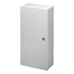 Gabinete de Bisagra Continua, Tipo 1, de 914 x 1219 x 235 mm, De Acero, Color Gris