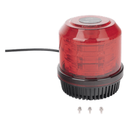 Burbuja de señalización / 12 LEDs rojos / 10-30 VDC / IP66 / 115x126 mm / 24W / Montaje fijo