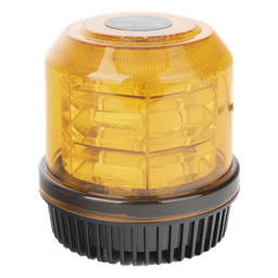 Burbuja brillante de 12 LEDs, color ambar, montaje fijo