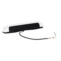 Luz de Escena LED / 6 LED / 75 lm / IP67 / 12-24 VCC / 0.1 A / 203 x 41 x 29 mm / 8 x 1.6 x 1.1 in / -30°C a +50°C / Bisel Blanco