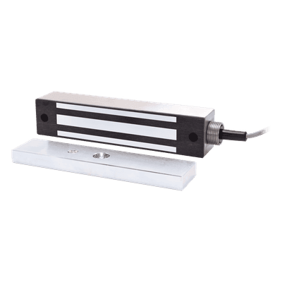Chapa Magnetica 600 Lbs Para Uso en Exterior / IP65 / Con Cordón Armado