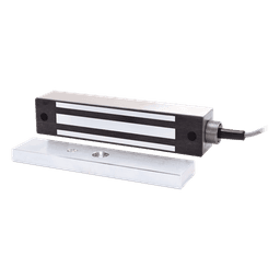 Chapa Magnetica 600 Lbs Para Uso en Exterior / IP65 / Con Cordón Armado