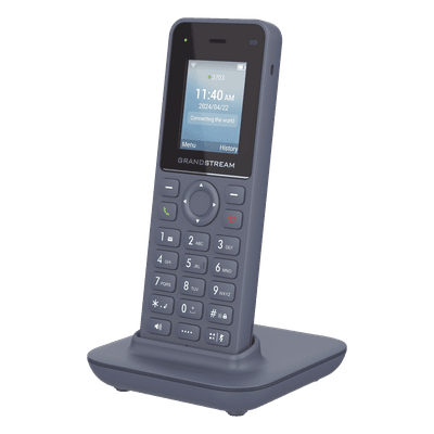 Teléfono IP inalámbrico Wi-Fi, portátil, 2 líneas, 2 cuentas SIP, Voz HD, Bluetooth, Puerto USB tipo C