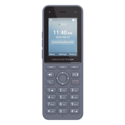Teléfono IP Inalámbrico / Wi-Fi 6 Dual Band / 3 Cuentas SIP / 3 Líneas / Voz HD / Bluetooth / Pantalla 2.4" / Batería 3000 mAh
