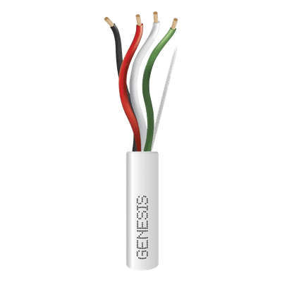 Bobina de 152 Metros (500 Pies) / Cable Audacious / Premium 4 x 14 AWG / Riser / Libre de Oxigeno / Aplicaciones de Audio Profesional