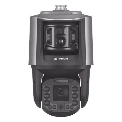 Cámara Domo PTZ IP / 4 Megapixel / Zoom Óptico 40X / Cámara Térmica 256 × 192 / Cámara Óptica Fija 4 Megapixel / Protección Perimetral / IR 240 m (787.4 ft)