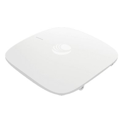 Punto de Acceso Empresarial Wi-Fi 6/6E XE3-4 / 3 Radios (2.4, 5 y 6 GHz) Definidos por Software (SDR) / Hasta 1,500 Clientes / Gestión desde la Nube cnMaestro / Seguridad WPA3 / Montaje en Techo o Plafón / Alimentación PoE