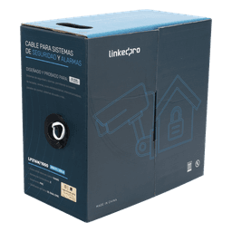 Cable para Sistemas de Seguridad / 2 x 16 AWG / Cobre Sólido / 305 m (1000 ft) / CMR UL 1666 / Cubierta PVC Blanca