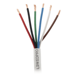 Cable de Control / 6 Conductores / 18 AWG / Cobre Sólido / CMR Riser / 305 m (1000 ft)