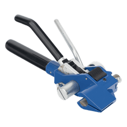Flejadora Tipo Matraca / Corte Integrado / Fleje 6-20 mm (1/4" a 3/4") / Espesor 0.4-0.76 mm / Acero Resistente