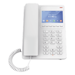 Teléfono IP Hotelero / WiFi 6 Dual-Band / 2 Líneas SIP / Pantalla LCD Color / Opus HD / USB-C / GDMS Cloud