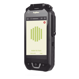 Smartphone MCPTT / Botón PTT y Selector de Canal / Altavoz 105 dB / IP68 y MIL-STD-810H / LTE Global / Batería 5000 mAh