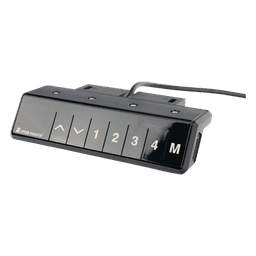Control para Escritorio de Altura Ajustable / Memoria 4 Posiciones / Elevación 38 mm/s / Rango 600 a 1250 mm (2 a 4.1 ft) / Sensor Anticolisión / Certificaciones CE, UL, cUL, SAA, BIFMA
