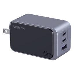 Cargador de 65W serie Nexode S | 3 Puertos de Carga Rápida | 2 USB-C | 1 USB-A | Tecnología GaN II | PD3.0 | QC4.0 | FCP/SCP/AFC/PPS/PPS2.0 | Tecnología de Protección Térmica | Optimiza la Carga | Carcasa Ignifuga.