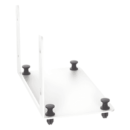 Soporte Para 2 Adaptadores de Fibra Óptica Opticom®, Para Uso con Gabinetes Multipropósito, de Instalación a Presión, Color Blanco