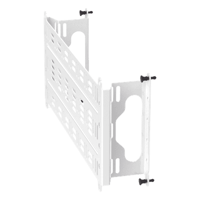 Accesorio Para Montaje de Equipos o Dispositivos en Gabinetes Multipropósito, de Instalación a Presión, de Acero, Color Blanco