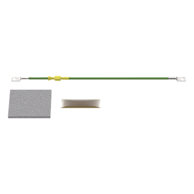 Kit de Conexión a Tierra, Para Uso con Gabinetes Multipropósito, Incluye Cable 14 AWG y Accesorios