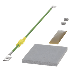 Kit de Conexión a Tierra, Para Uso con Gabinetes Multipropósito, Incluye Cable 14 AWG y Accesorios