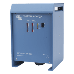Skylla-TG 24/80 / Cargador de Baterías para Ambientes Marinos 24 V, 80 A / Bancos de 400 a 800 Ah 