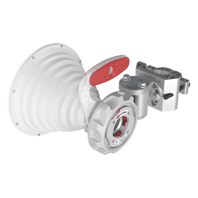 Antena Sectorial Simétrica de 30° / 2x2 / Rango de Frecuencia Extendido: 4900 - 7125 MHz / Ganancia de 18 dBi / Lista para Adaptadores Twistport / Protección IP65