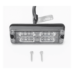 Luz auxiliar LED / 16 LEDs / Rojo/Azul / 0.5 pulgadas (0.04 pies) / 12-24V / IP67