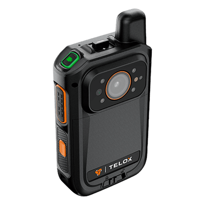   Bodycam IP67 4G LTE Android 12 / Con Funciones de Radio POC / Pantalla Táctil de 2" / Soporta llamadas Telefónicas y Mensajes SMS /Descarga de Vídeo automática con estación