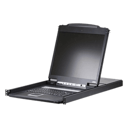 Conmutador KVM | LCD de riel único | VGA PS/2 | USB de 8 puertos 