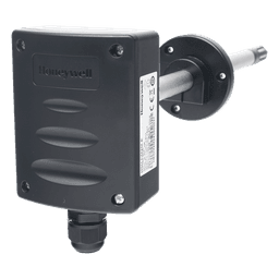 Sensor de Temperatura y Humedad para Ducto HVAC / Doble Salida 4-20 mA / Precisión Humedad ±2% RH / IP65 / Rango Configurable -40 a 60°C