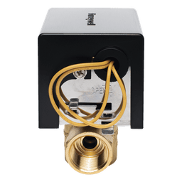 Válvula de control eléctrica de 2 vías para fancoil, retorno por resorte, normalmente cerrada, 110 V CA, DN20 (3/4"), conexión NPT