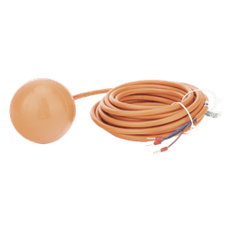 Interruptor de Nivel Tipo Flotador / Cable 5 m (16.4 ft) / Control de Nivel de Agua / Contacto Eléctrico por Flotación / Resistente a la Corrosión