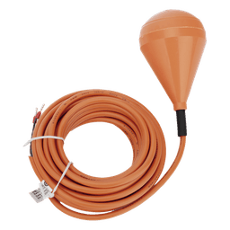 Interruptor de Nivel Tipo Flotador / Cable 5 m (16.4 ft) / Control de Nivel de Agua / Contacto Eléctrico por Flotación / Resistente a la Corrosión