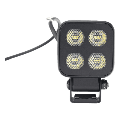 Luz de Trabajo Ultra brillante Cuadrada, 4 LED, 2650 Lúmenes, 12-24 Vcd