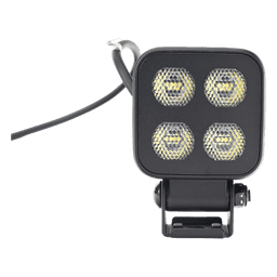 Luz de Trabajo Ultra brillante Cuadrada, 4 LED, 2650 Lúmenes, 12-24 Vcd