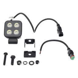Luz de Trabajo LED / 2650 Lúmenes / 12-24 Vcd / Haz Amplio / 70x107x39 mm / Lente de Policarbonato