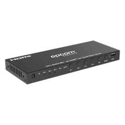Multivisor HDMI / 4 Entradas x 1 Salida / 4K@30Hz / Vista Cuádruple / Control IR / HDCP 1.4