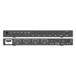 Multivisor HDMI / 4 Entradas x 1 Salida / 4K@30Hz / Vista Cuádruple / Control IR / HDCP 1.4