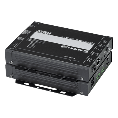 Extensor Óptico HDMI / 4K UHD 60Hz 4:4:4 / 300 m (984 ft) Multimodo / USB 2.0 / IR / RS-232 / Ethernet / Audio