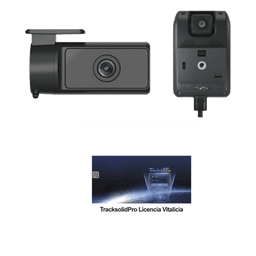 KIT Dashcam con sistema de control ADAS (asistencia de manejo) y Camara de cabina (CI03) / Multiples alarmas /Comunicación dos vías / ideal para flotas vehiculares / Facil instalacio / Incluye licencia vitalicia plataforma TrackSolidPro