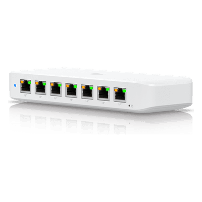 Switch PoE Capa 2 / 8 Puertos GbE / 7 Puertos PoE+ / 1 Puerto Entrada PoE++ / Presupuesto PoE 202 W / Conmutación 16 Gbps / Montaje Versátil