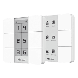 Panel de Escenas LoRaWAN / 6 Botones Programables / Display Digital / Alcance 15 km (9.3 mi) / Batería 3 Años