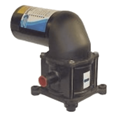 Bomba de Diafragma Autocebante / 24 Vcd / Caudal 13 L/min (2.8 GPM) / Elevación 2 m (6.6 ft) / Manguera 19 mm (¾ in)