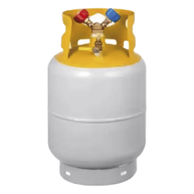 Cilindro/Tanque portátil 30 Libras / para contenido de refrigerante /  Aires Acondicionados / Refrigeración / Climatización Automotriz.        