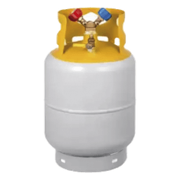 Cilindro/Tanque portátil 30 Libras / para contenido de refrigerante /  Aires Acondicionados / Refrigeración / Climatización Automotriz.        