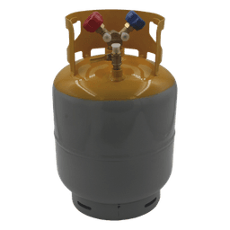 Cilindro/Tanque portátil 30 Libras / para contenido de refrigerante /  Aires Acondicionados / Refrigeración / Climatización Automotriz.        
